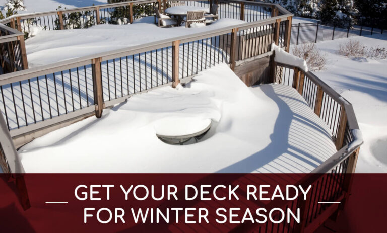 preparing deck winter